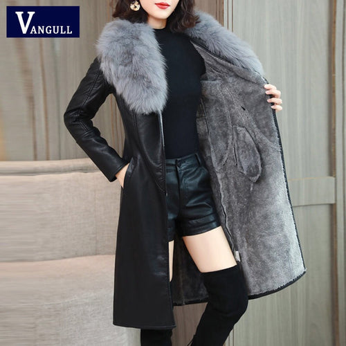 Vangull Women's Leather Jacket for Winter 2020