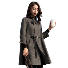 Load image into Gallery viewer, 2020 autumn leaves new and lovely long cloak wool coat