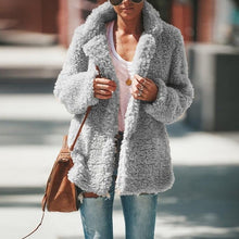 Load image into Gallery viewer, Women Coat Autumn Winter Faux Fur Jacket