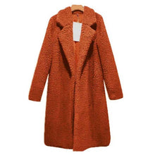 Load image into Gallery viewer, Autumn Winter Faux Fur Coat Women Warm Teddy Bear Coat