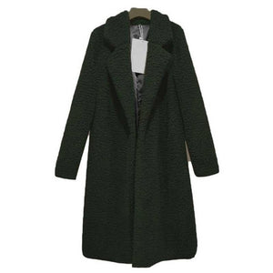 Autumn Winter Faux Fur Coat Women Warm Teddy Bear Coat