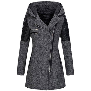 Coat Female Women Warm Slim Jacket Long Sleeve