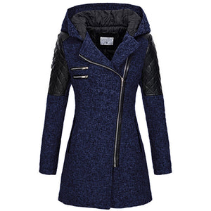 Coat Female Women Warm Slim Jacket Long Sleeve